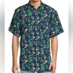 Wesc Men's Oden Floral Vacation Shirt New Men's Size Medium
